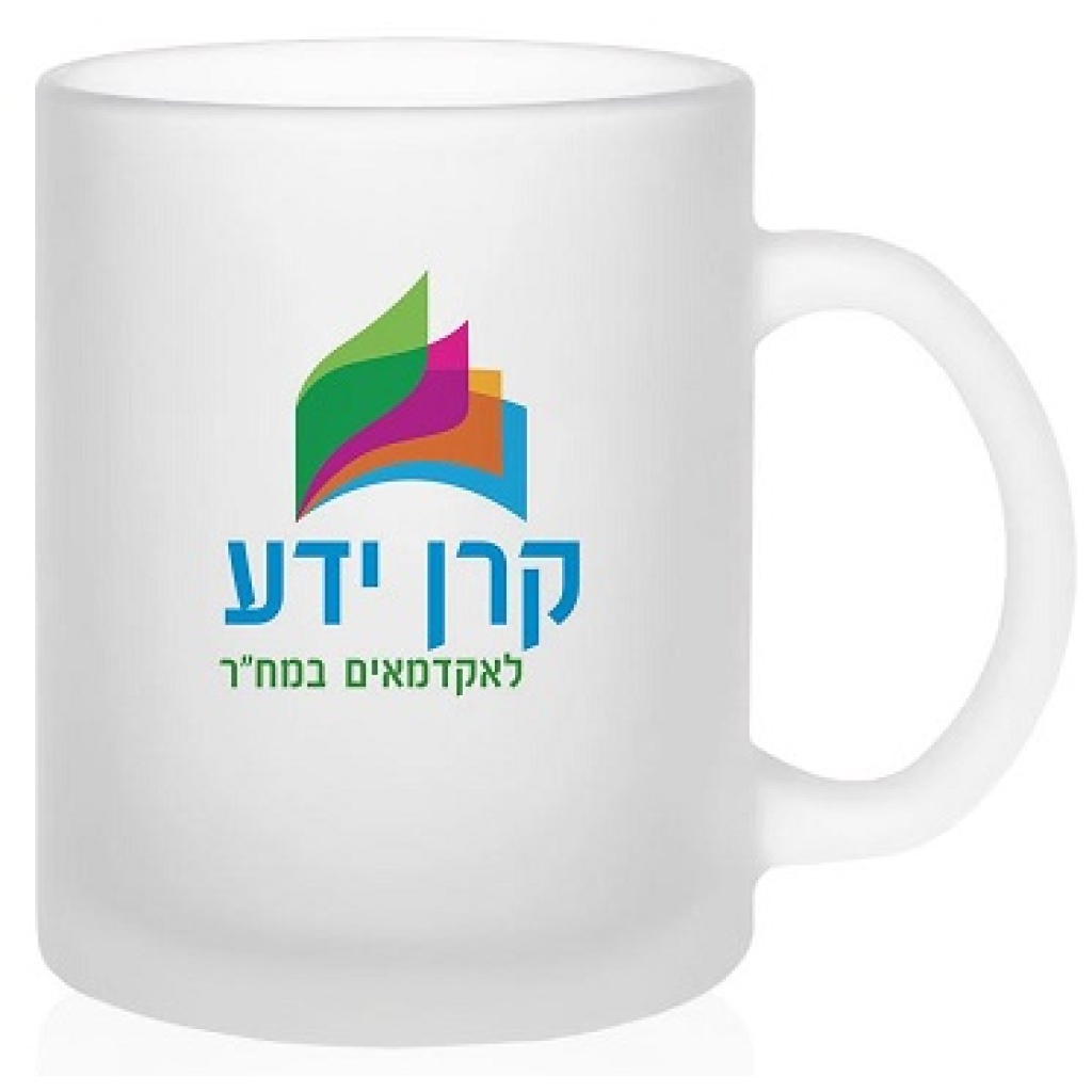 כוס זכוכית חלבית