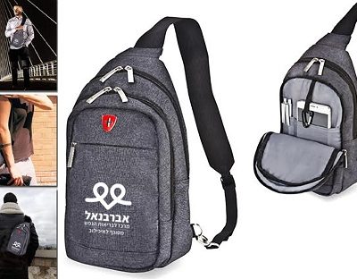 תיק מתלה אלכסוני רב שימושי.ממותג