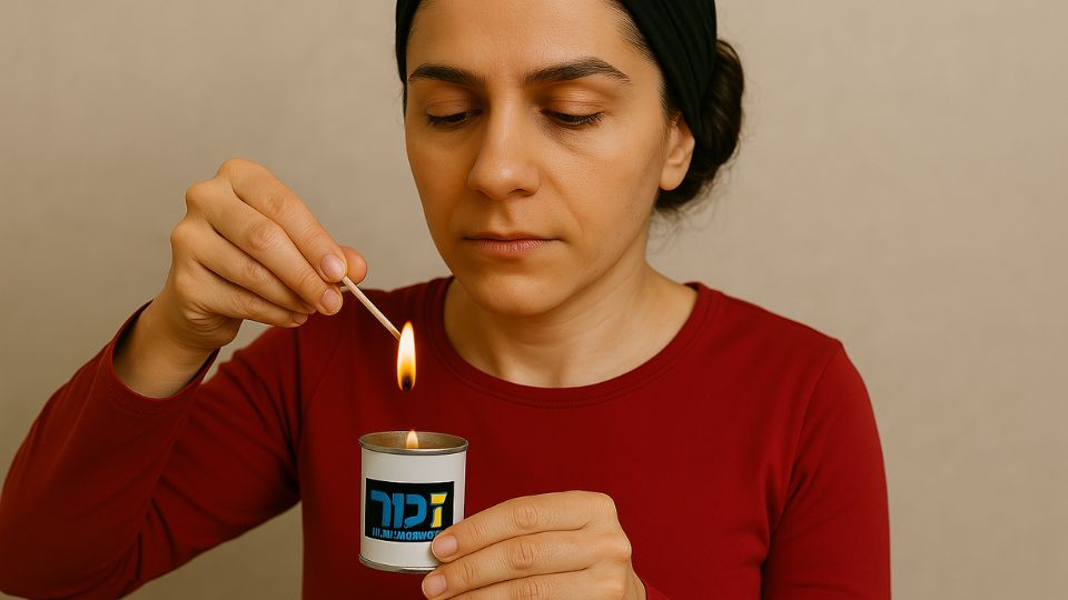 נר נשמה ממותג