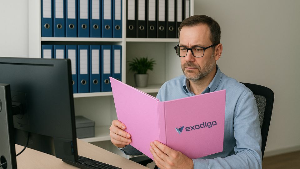 קלסר טבעות ממותג למשרד ולבית