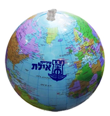 כדור גלובוס מתנפח
